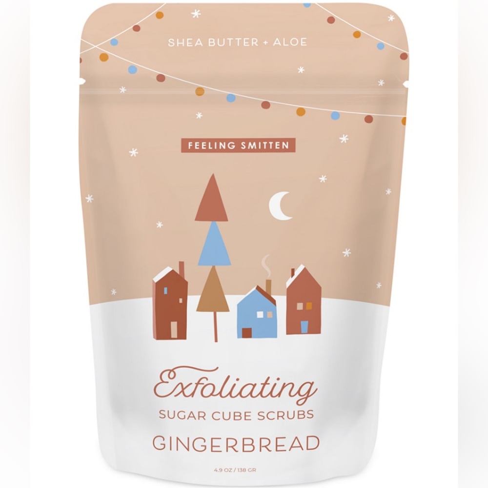 🔥5/$25🔥Feeling Smitten Exfoliating Sugar Cube Scrubs - Gingerbread